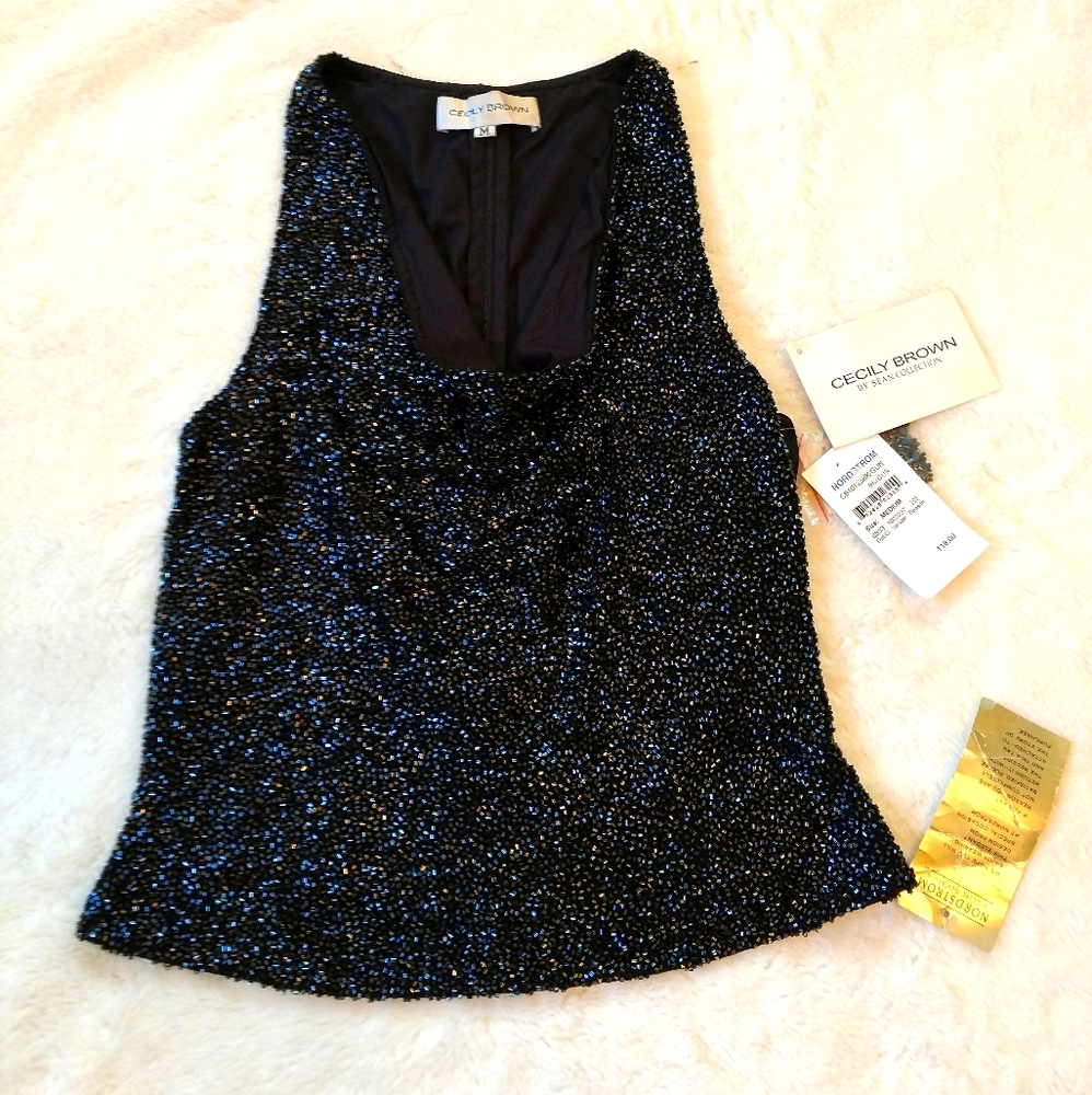 Vintage 90s Era Beaded Crop